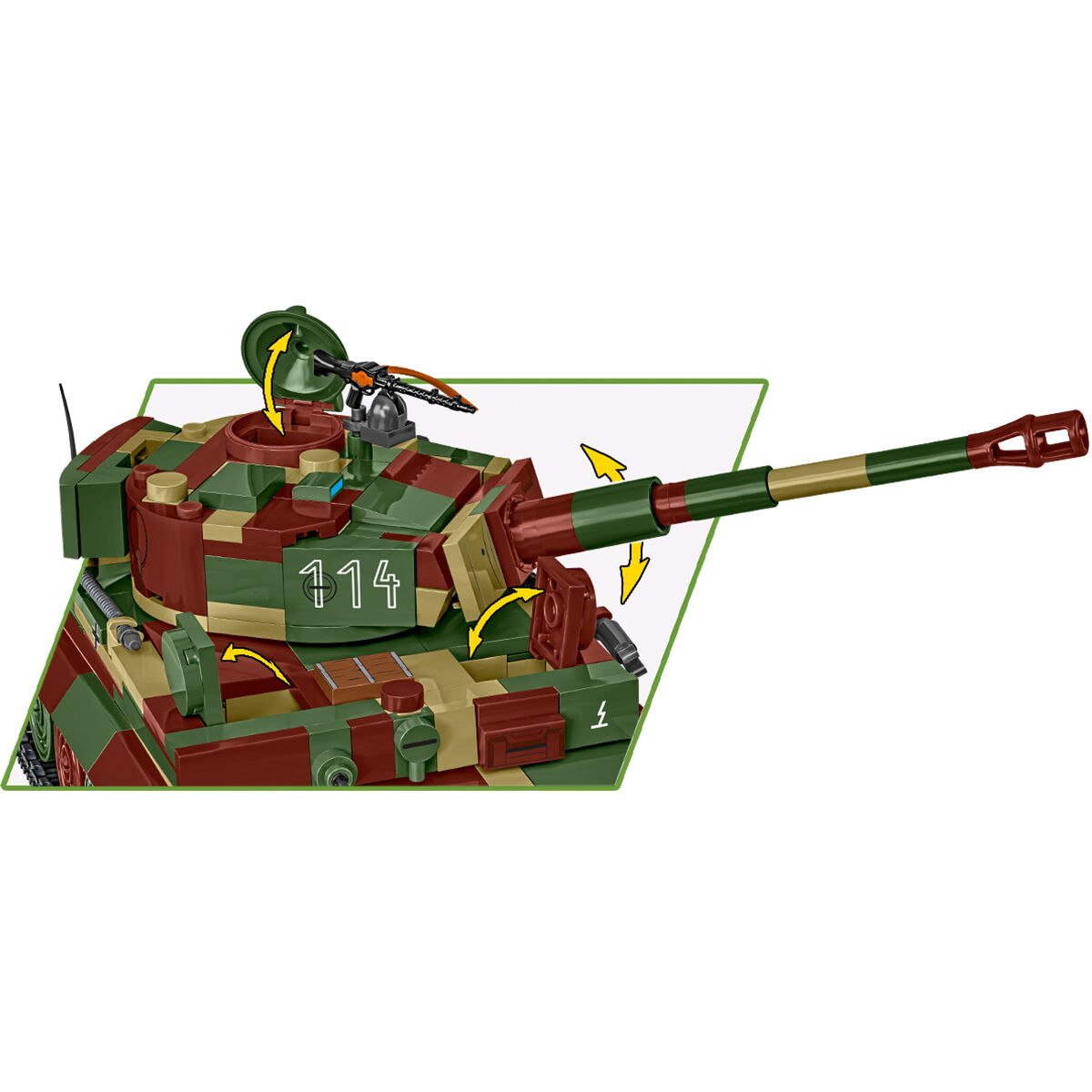 COBI 3124 - PZ.KPFW. VI TIGER AUSF. E, 1:35 - Bild 10