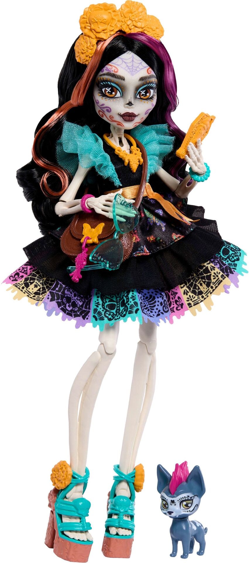 Puppe - Mattel - Monster High Skelita Puppe - Modell MATTEL JHK34 Produktbild fuer Online-Shop