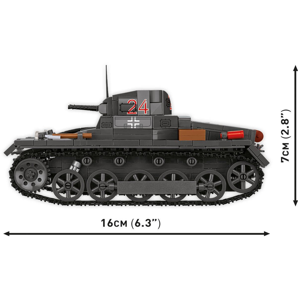 COBI 2660 - PANZER I AUSF.B - Bild 8