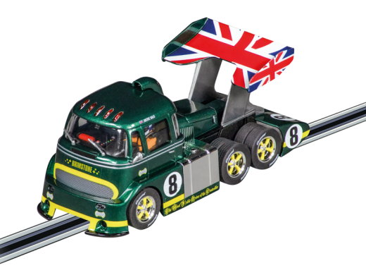Carrera, Racetruck, Cabover, \British, Racing, Green, No.8\", 20031093, Gras, Pflanze, Rasen, Rasenmäher, Werkzeug"""