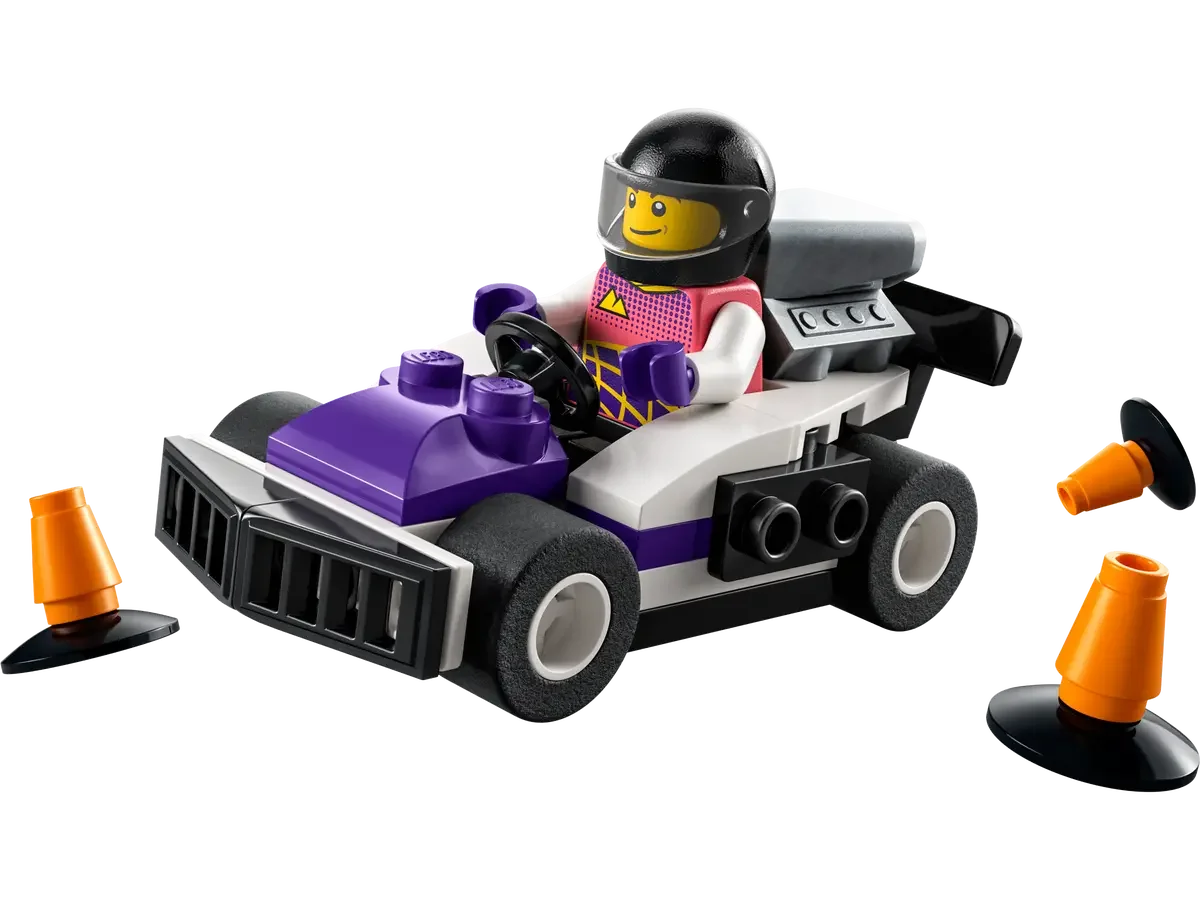 LEGO® City Go-Kart-Fahrer, Konstruktionsspielzeug 30589