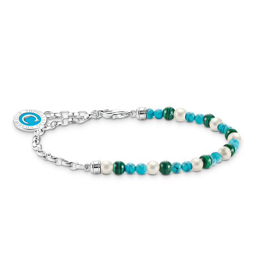 Thomas Sabo Armband Charm-Club Mit Beads-Mix Blau Länge 19 Cm A2130-158-7 Thomas, Sabo, Armband, Charm-Club, Mit, Beads-Mix, Blau, Länge, 19, Cm, A2130-158-7, Zubehor, Armreif, Schmuck, Edelstein
