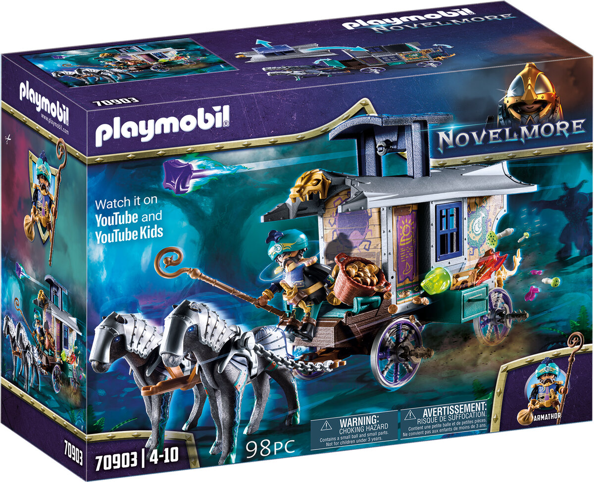 PLAYMOBIL, 70903, Violet, Vale, Händlerkutsche, Maschine, Rad