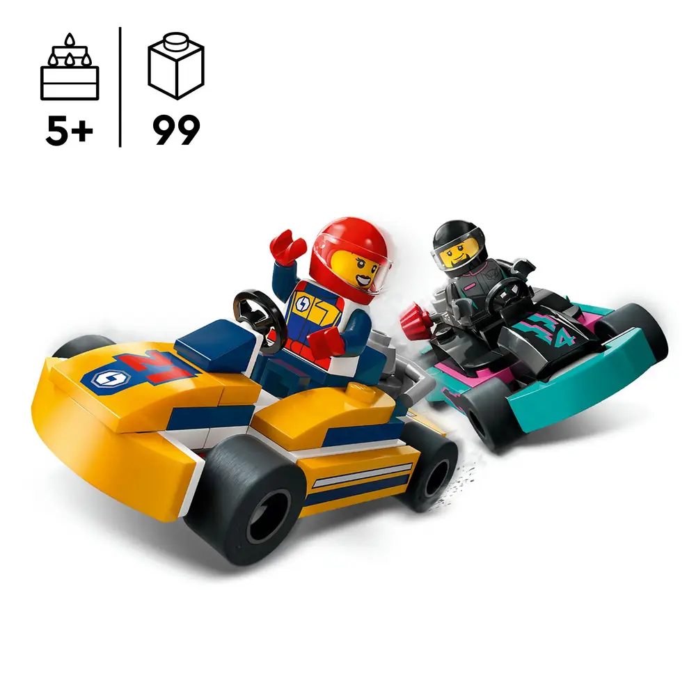 LEGO® City Go-Karts Mit Rennfahrern 60400 LEGO® City Go-Karts Mit Rennfahrern 60400