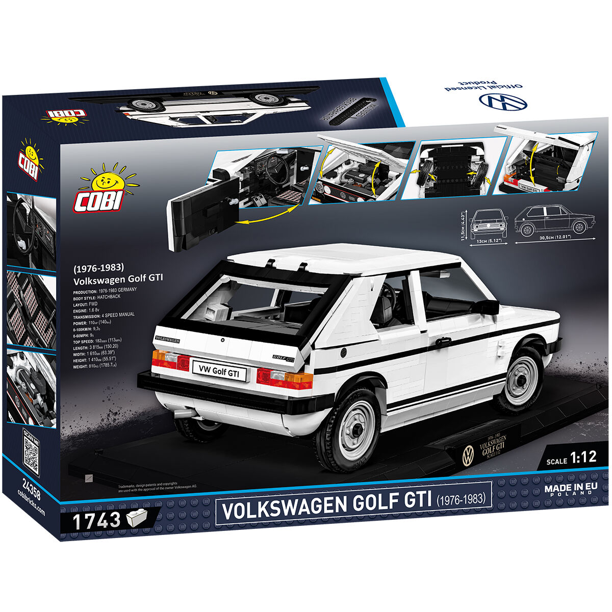 COBI 24358 - Volkswagen GOLF GTI (1976-1983) - Bild 2