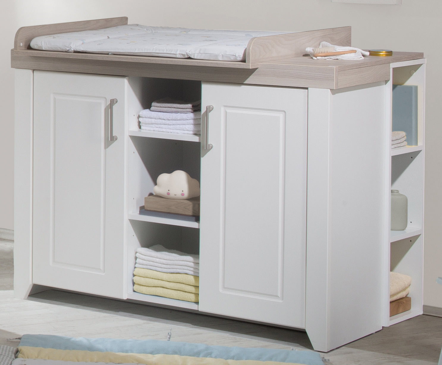 Roba 1732775 breite Wickelkommode Felicia Canadian White – Wickelkommode breit - Produktbild 2