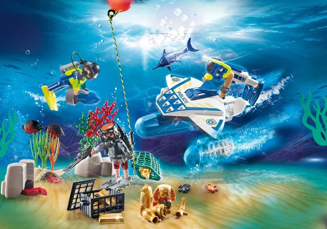PLAYMOBIL 70776 "Badespaß Polizeitaucheinsatz" Adventskalender PLAYMOBIL 70776 "Badespaß Polizeitaucheinsatz" Adventskalender