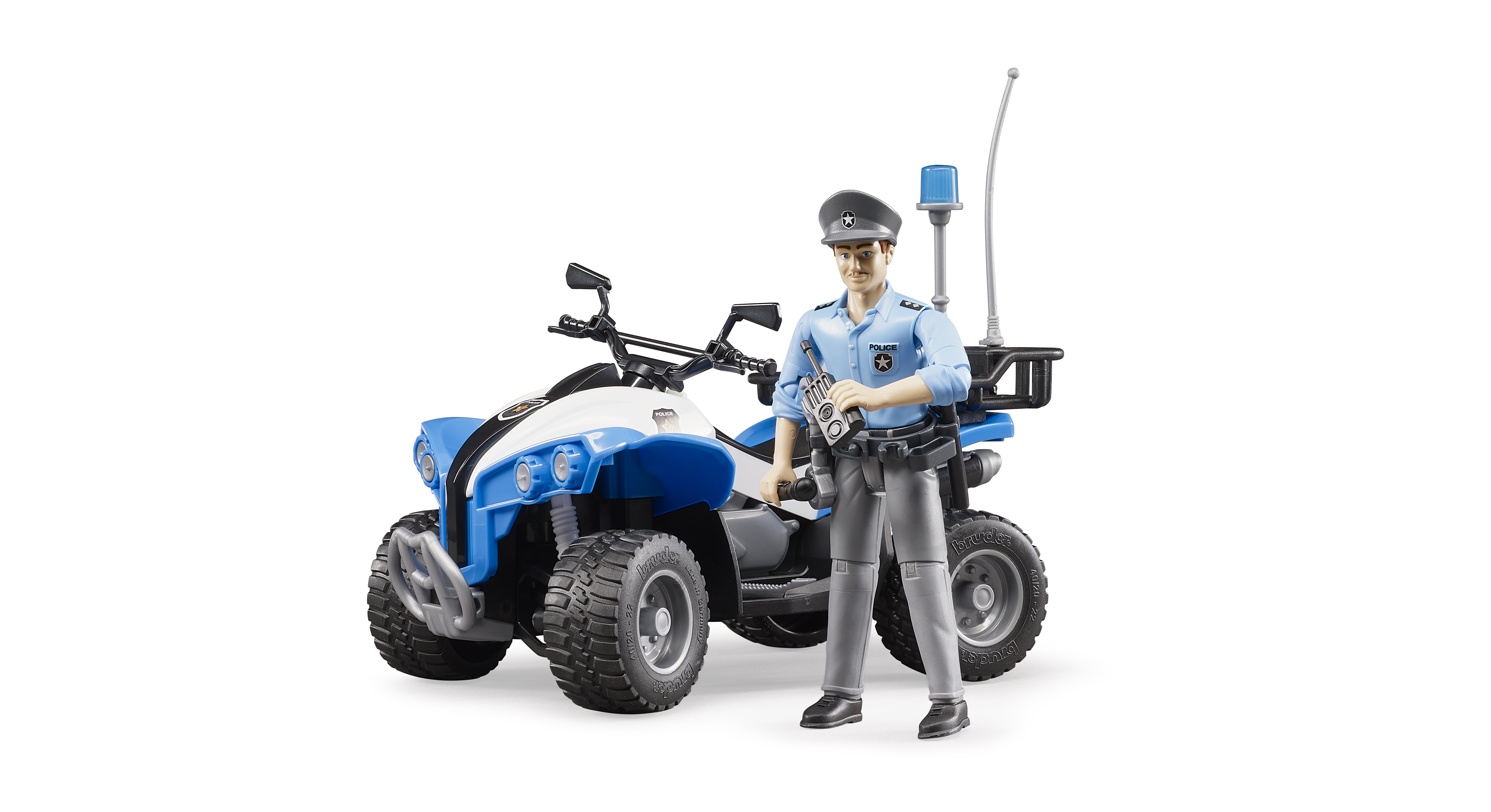 BRUDER 63010 - Polizei-Quad mit Polizist und Ausstattung - Bild 2