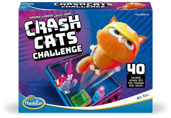 ThinkFun - 76650 - Crash Cats Challenge - Das actiongeladene Katzen-Logikspiel für Kinder ab 8 Jahren! ThinkFun - 76650 - Crash Cats Challenge - Das actiongeladene Katzen-Logikspiel für Kinder ab 8 Jahren!
