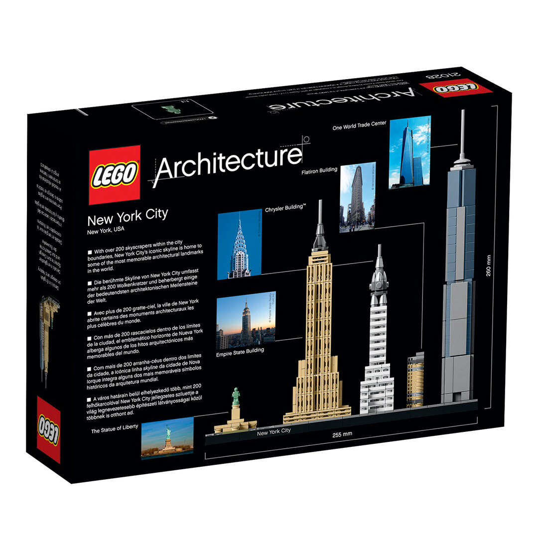 LEGO® Architecture New York City 21028 Stadt, Computer-Ausrüstung, Städtisch, Metropole, Überwachen