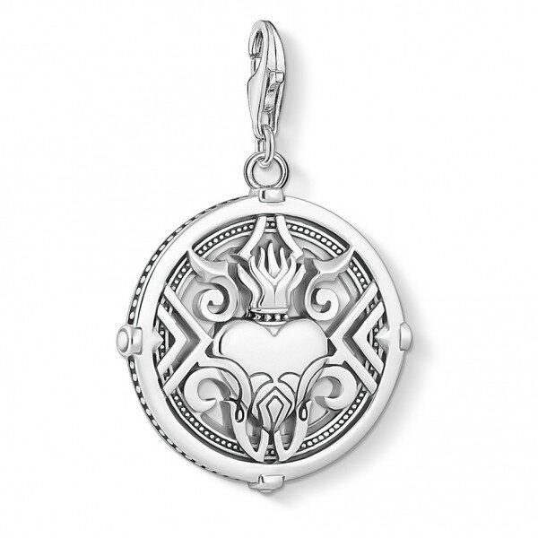 Thomas, Sabo, Anhänger, Charm-Club, Herz, Mit, Flammen, 1748-637-21, Zubehor, Anhänger, Schmuck, Medaillon