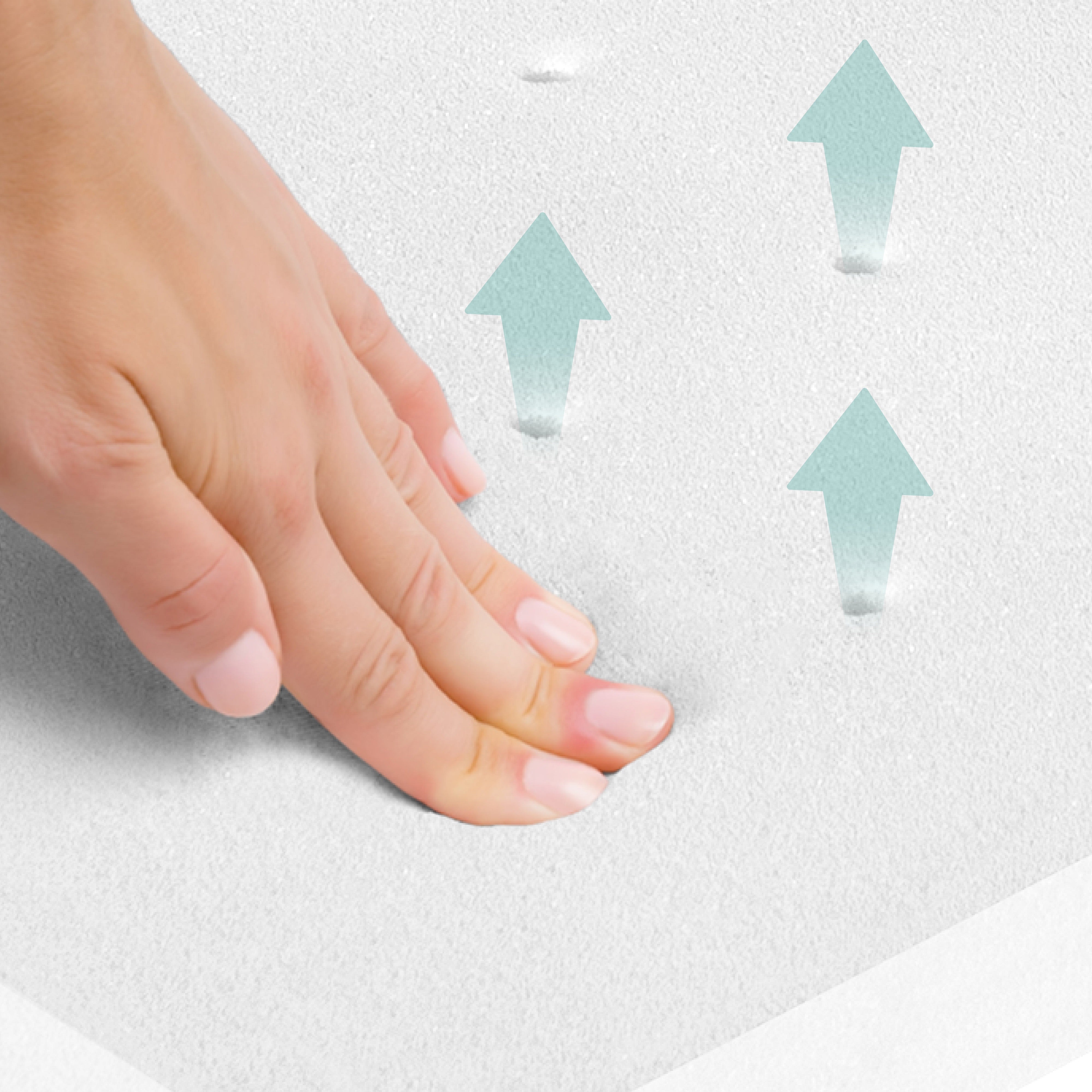 Roba 213097WE Matratze COMFORT AIR ROLL 90x200 cm weiß – Matratzen - Produktbild 11