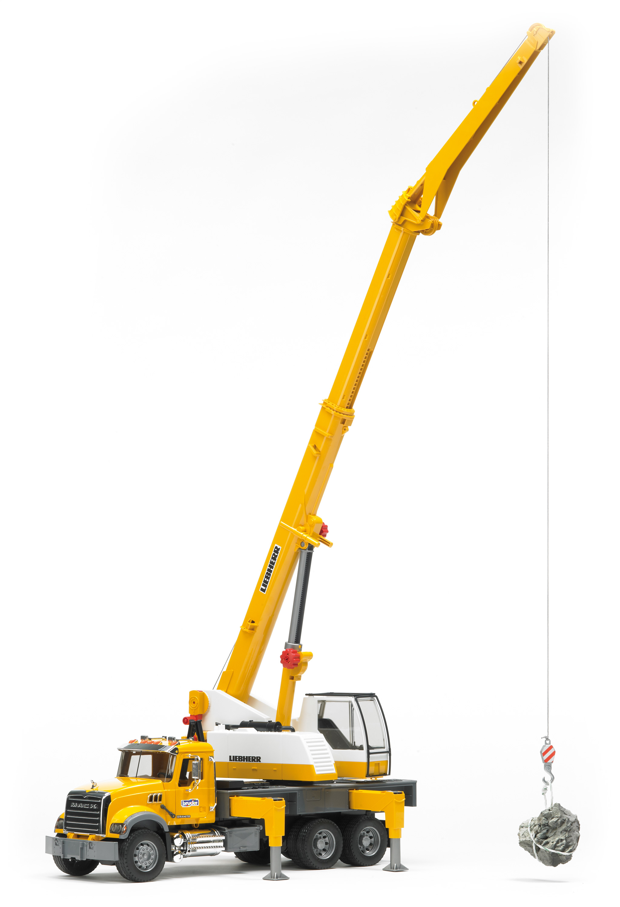 BRUDER 02818 - MACK Granite Liebherr Kran-LKW - Bild 9