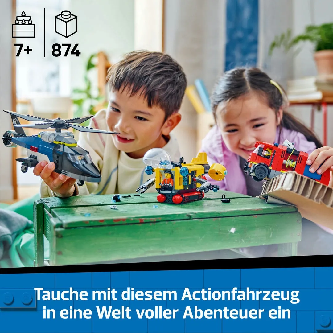 LEGO® City 60462 Kombinationsset mit Hubschrauber, Löschauto und U-Boot