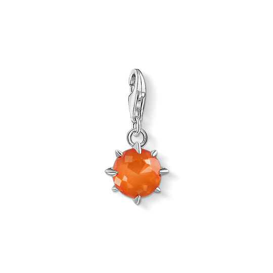 Thomas Sabo Anhänger Charm-Club Geburtsstein Januar 925 Sterling Silber Achat Zirkonia Rot 1793-625-10 Thomas, Sabo, Anhänger, Charm-Club, Geburtsstein, Januar, 925, Sterling, Silber, Achat, Zirkonia, Rot, 1793-625-10, Zubehor, Ohrring, Schmuck, Edelstein, Halskette