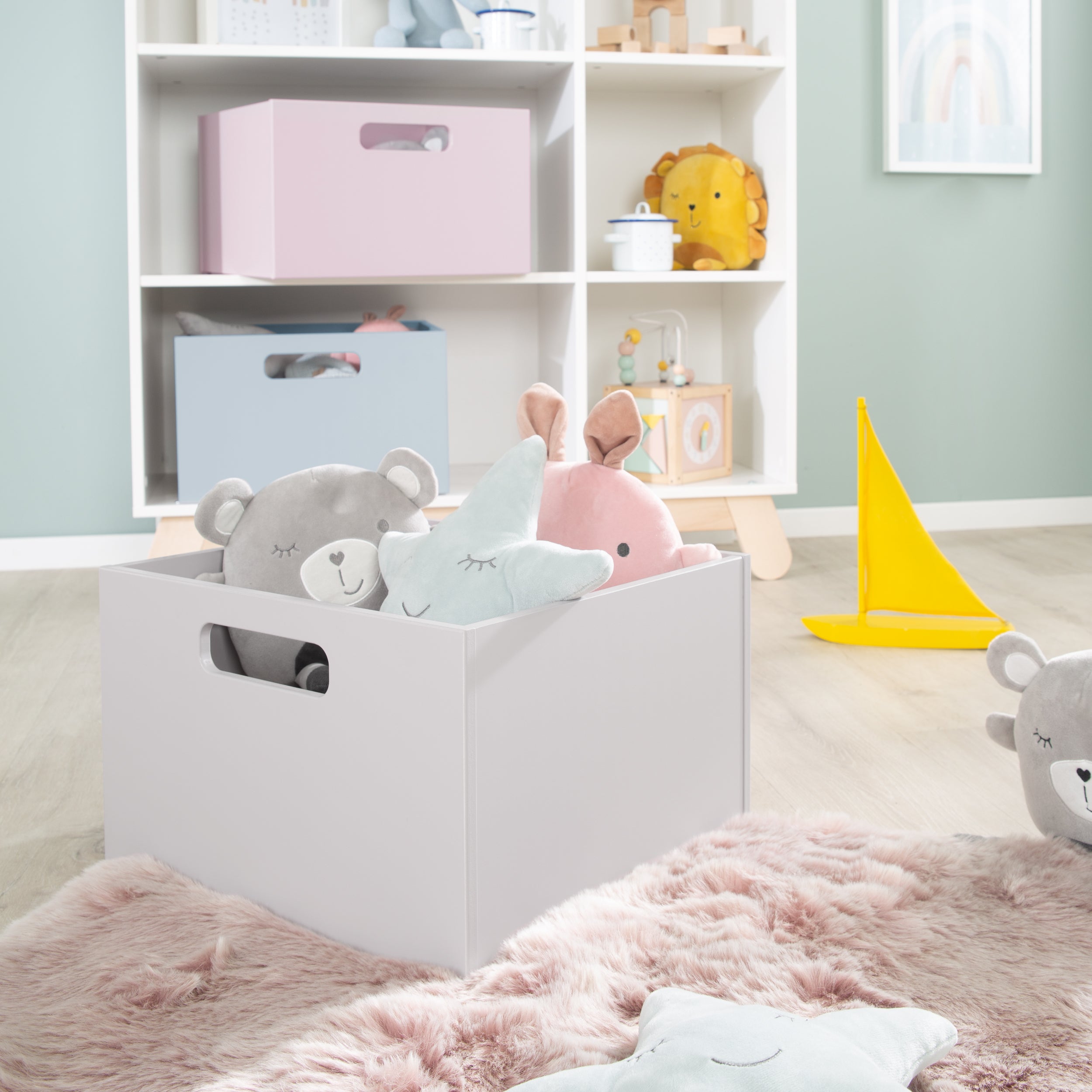 Roba 50743GR Spiel-Box grau – Aufbewahrungsboxen - Produktbild 8