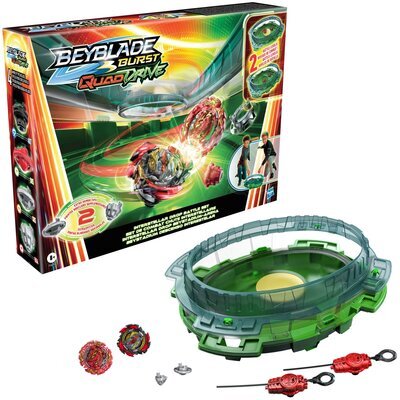 Beyblade Burst Quaddrive F4694EU4 Beyblade, Burst, Quaddrive, F4694EU4, Maschine, Sprach, Sprudelbad, Wanne