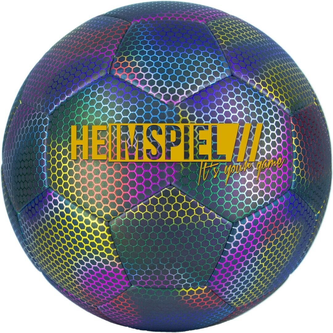 XTREM HEIMSPIEL Reflecty Fußball Größe 5, aufgeblasen in Box Fußball, Sport, Sphäre