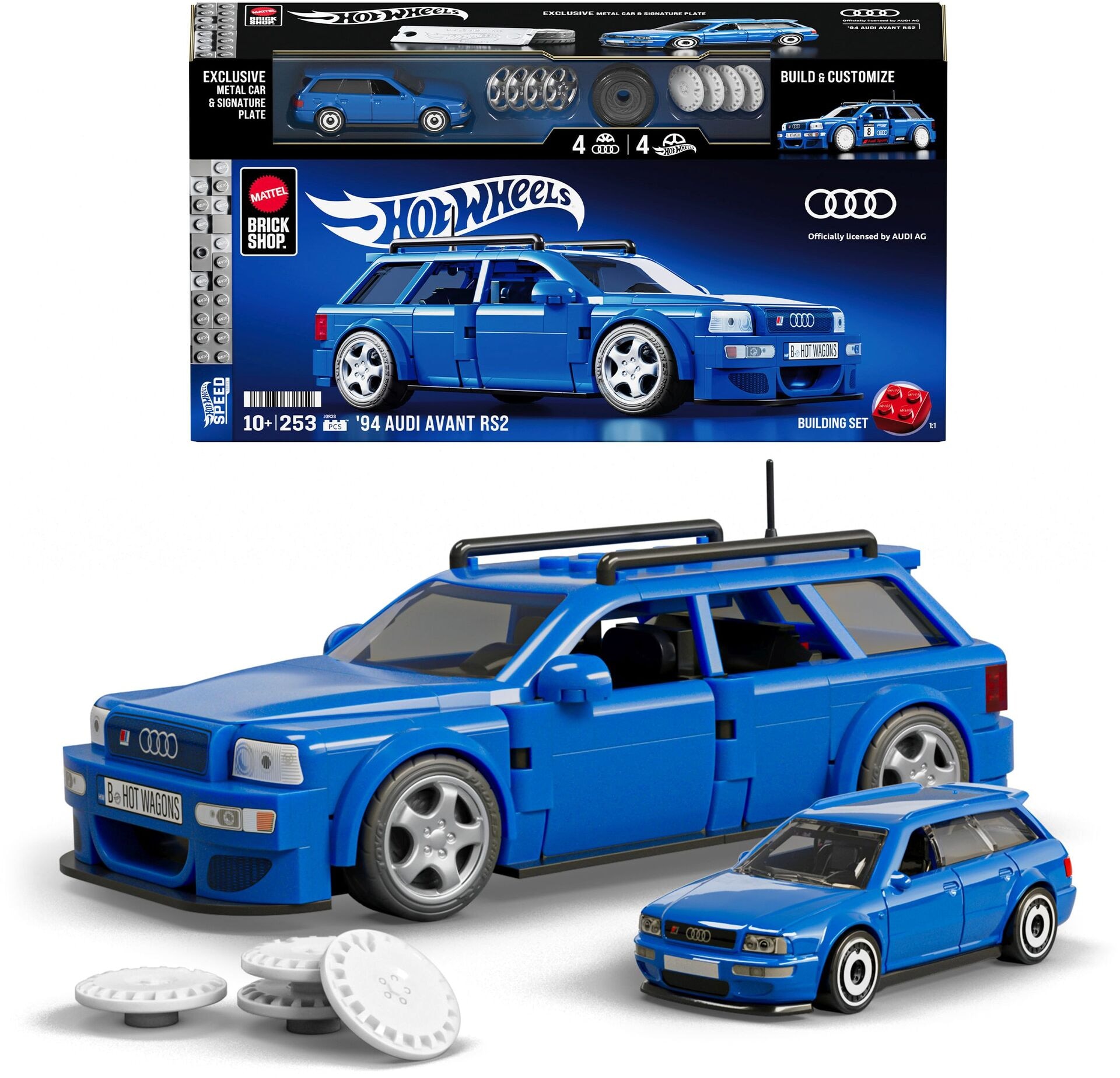 Produktfoto - Mattel - Hot Wheels Building SPEED SERIES AUDI - Modell MATTEL JGR28