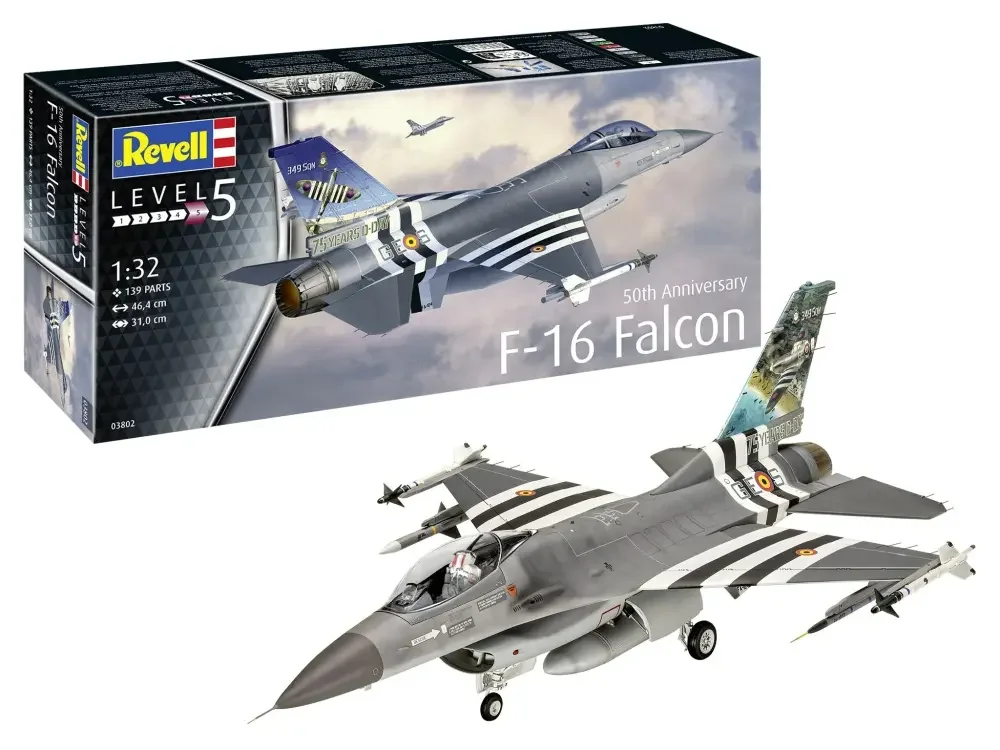 Revell 3802 F-16 Falcon 50. Jahrestag Revell, 3802, F-16, Falcon, 50., Jahrestag