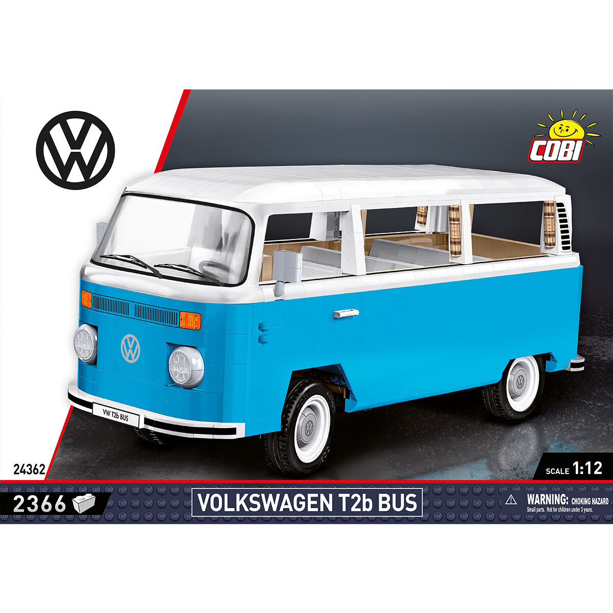 COBI 24362 - VW Transporter T2B BUS SCALE 1:12 - Bild 3