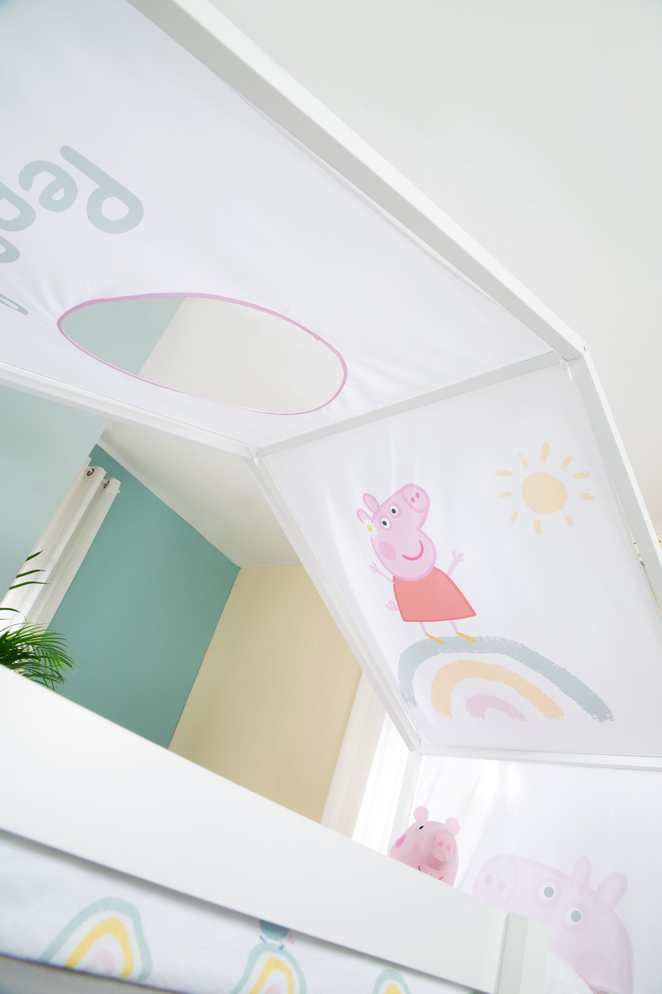 Roba 0286PP1 Hausbettbezug 90x200 cm Peppa Pig weiß – Bettenzubehör - Produktbild 13