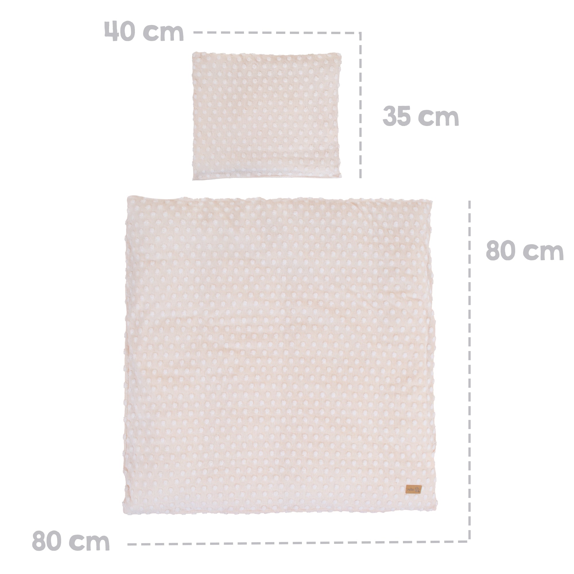 Roba 314090G284 Wiegenset 2-tlg frosty almond beige – Bettwäschen - Produktbild 7