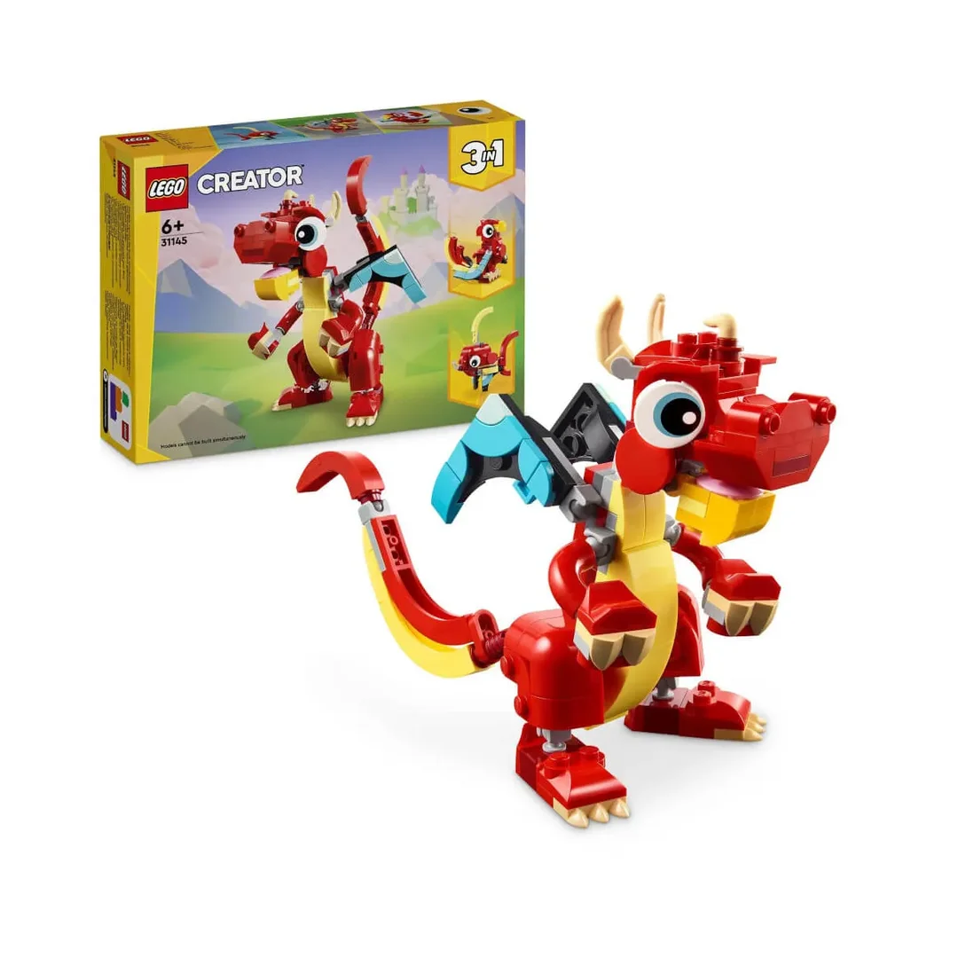 LEGO, 31145, Roter, Drache