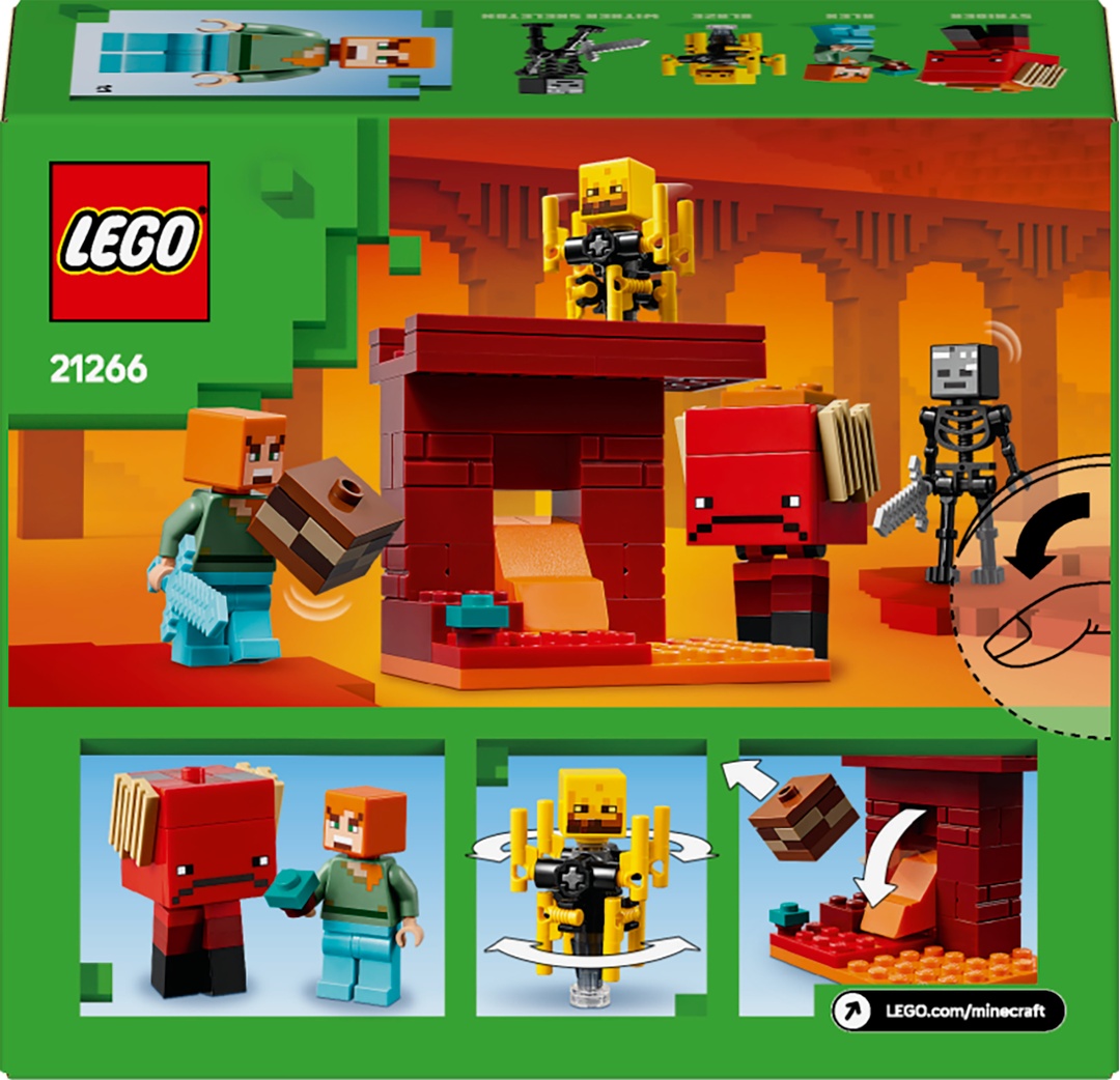LEGO® Minecraft™ 21266 Das Lava-Duell im Nether