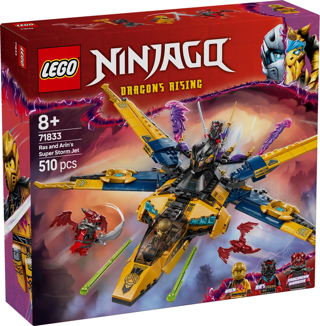 LEGO® NINJAGO® Ras und Arins Super-Sturmflieger 71833 