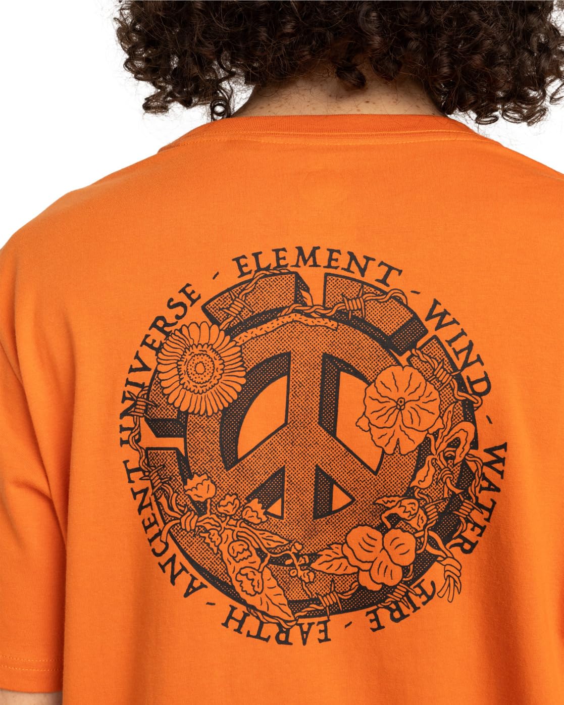 Element Ancient Universe – T-Shirt für Männer, Orange GR. L