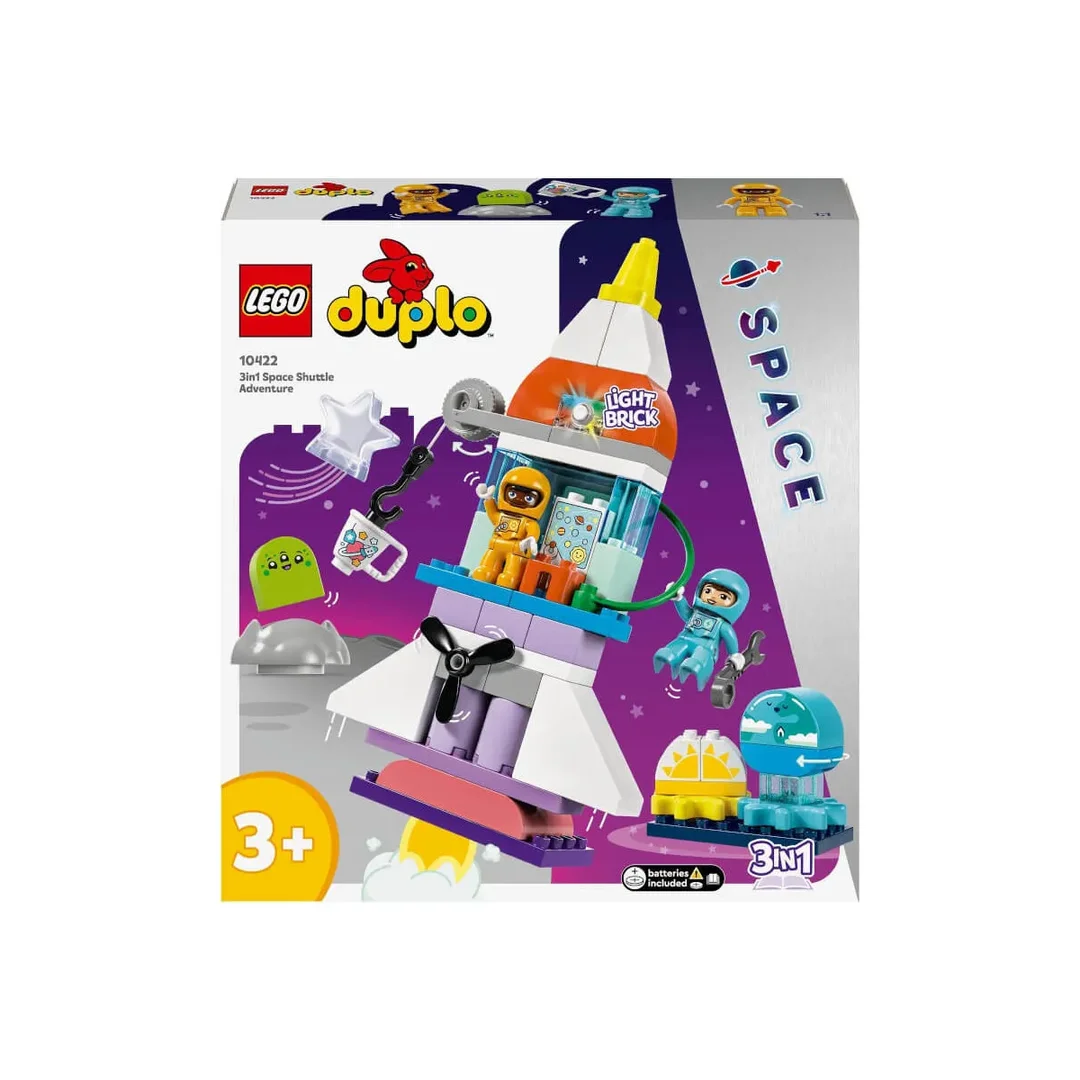LEGO® DUPLO® 3-In-1-Spaceshuttle Für Viele Abenteuer 10422