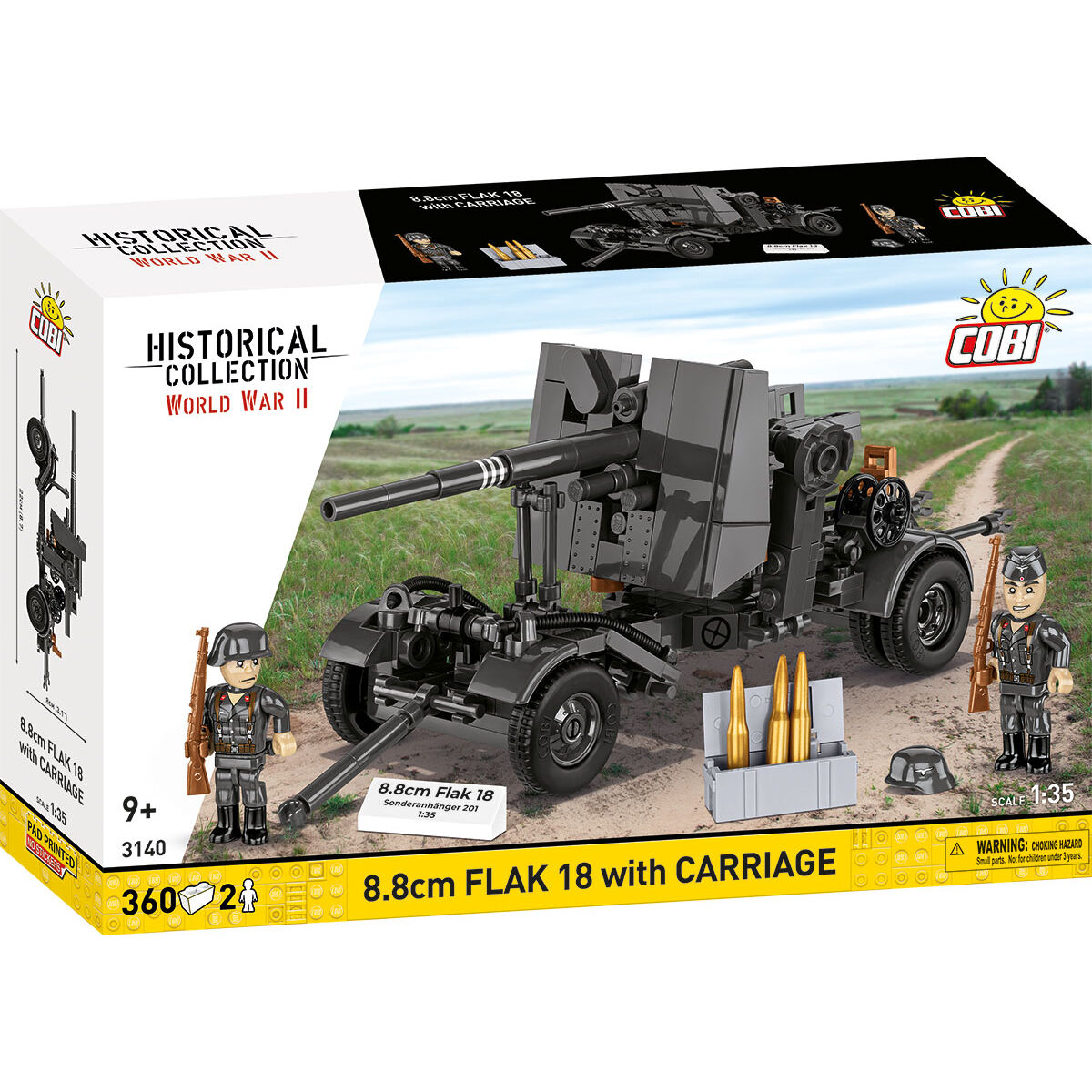 COBI 3140 - 8.8 CM FLAK 18 MIT Lafette