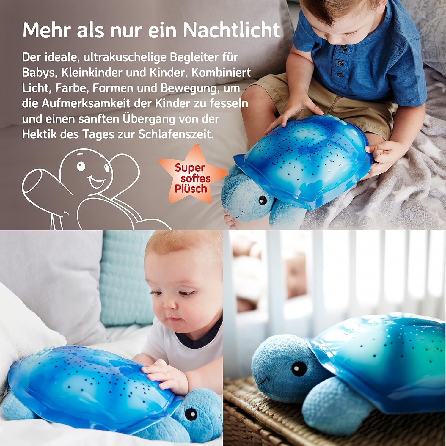 cloud b Einschlafhilfe Twilight Turtle blue, Nachtlicht