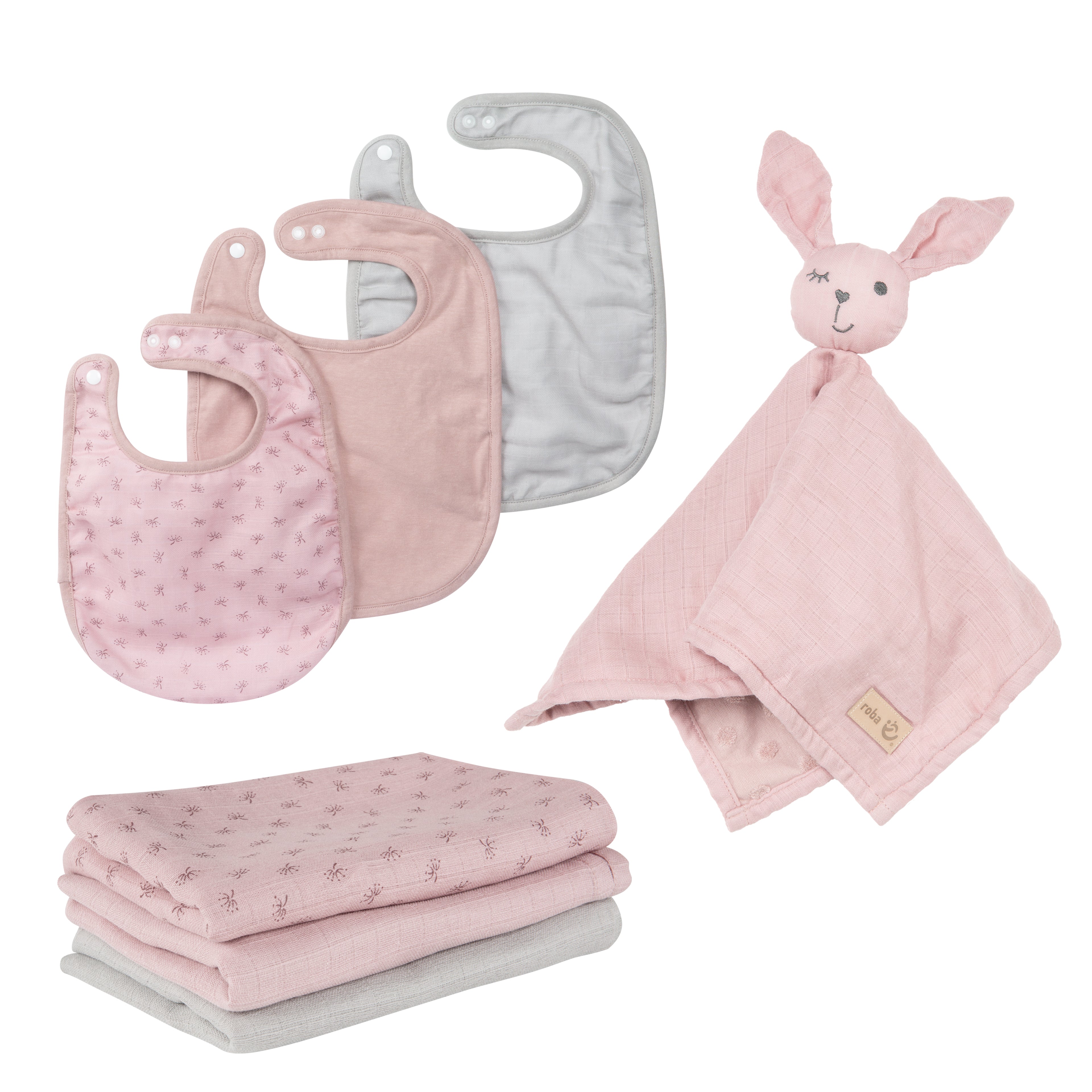 Roba 226S02T3 Geschenkset Baby Essentials rosa alt rosa – Heim Textilien - alt rosa - Heim Textilien - Produktbild 1