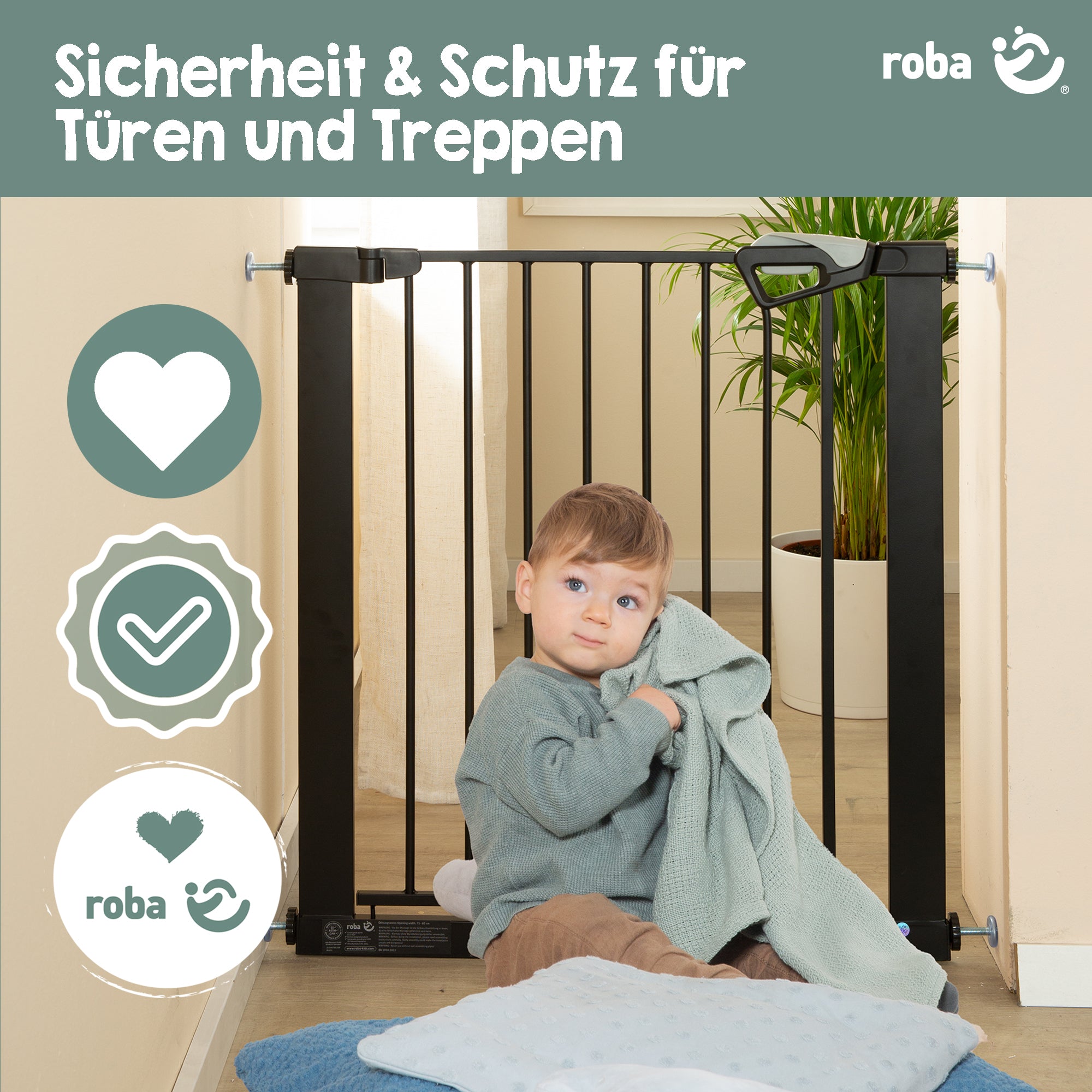 Roba 215047SM Türschutzgitter Metall - Produktbild 6