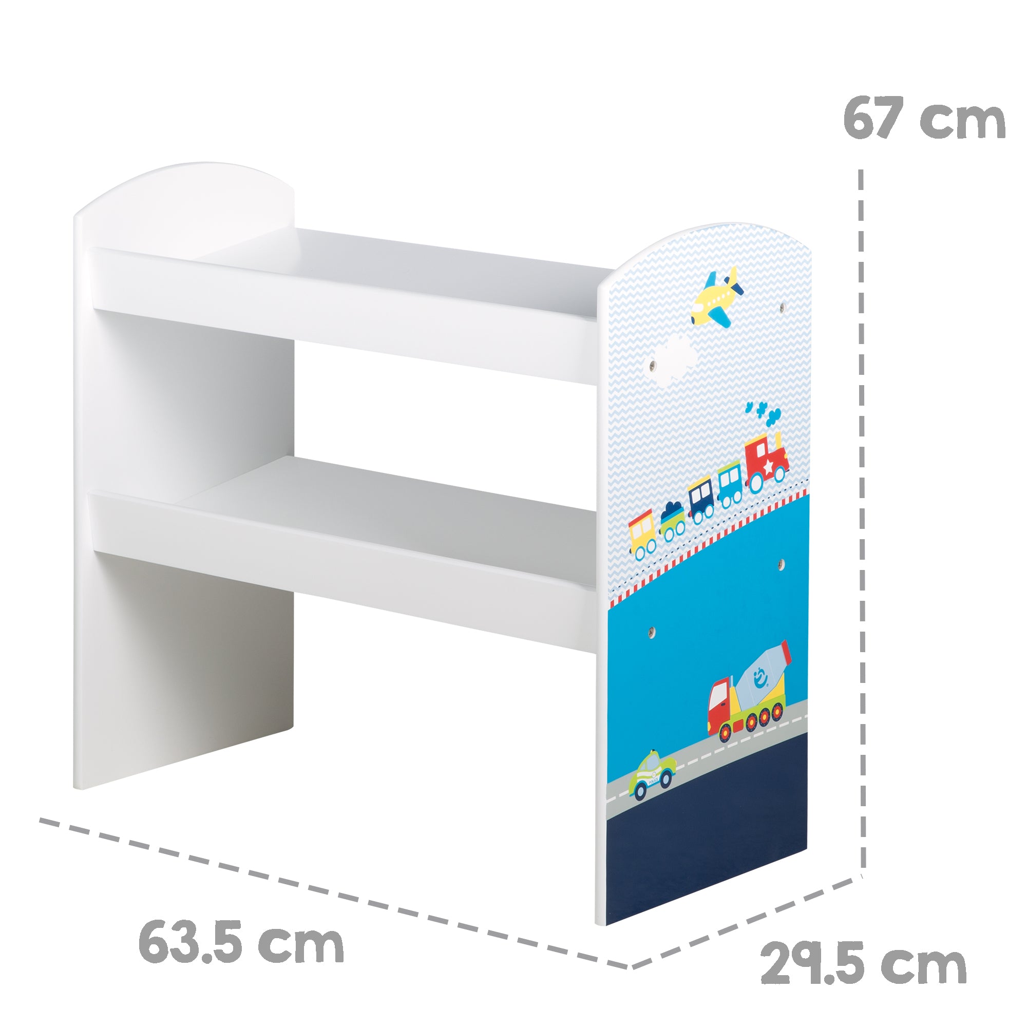 Roba 450159D331 Spielregal Rennfahrer bunt – Spielmöbel - Produktbild 3