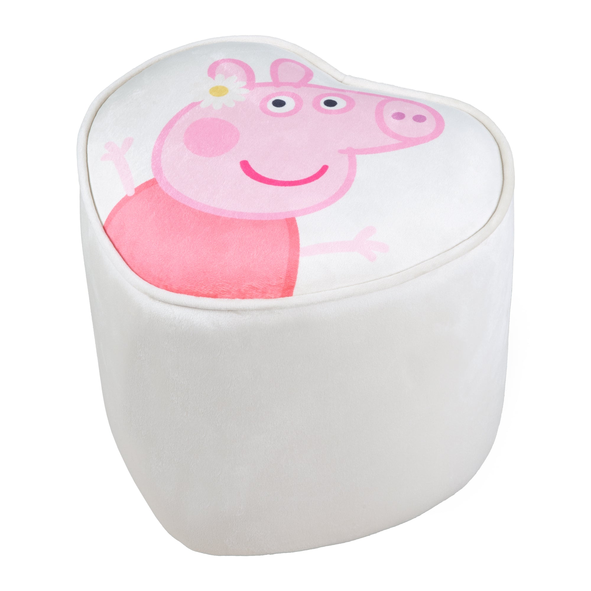 Roba 450135PP1 Kinderhocker in Herzform Peppa Pig beige – Spielmöbel - beige - Spielmöbel - Produktbild 1