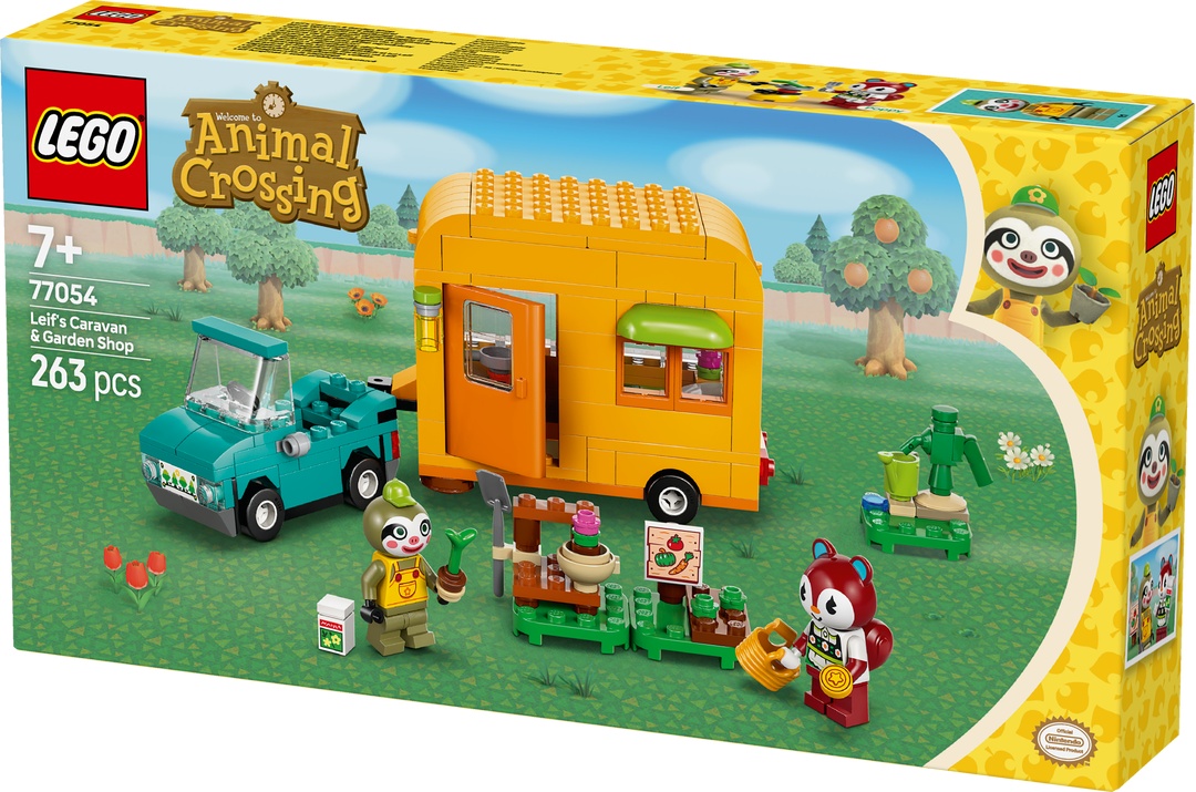 LEGO® Animal Crossing™ 77054 Gerds Wohnwagen & Gärtnerei