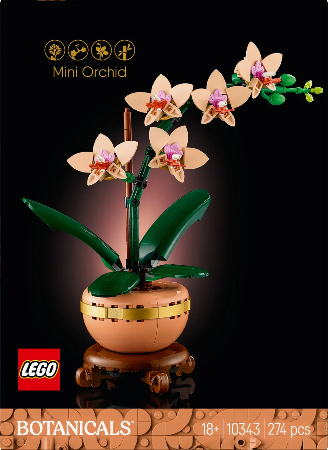 LEGO® Botanicals 10343 Mini-Orchidee