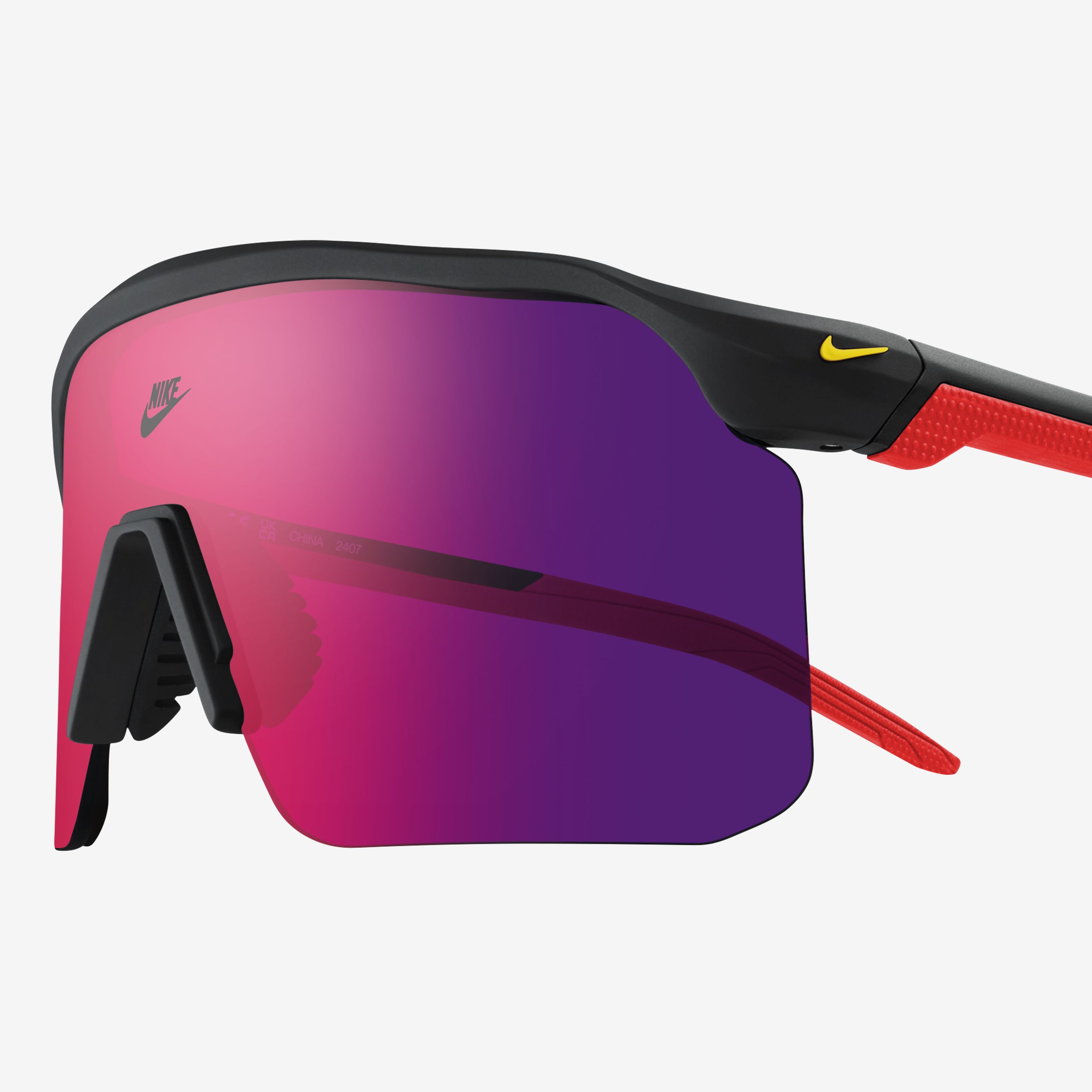 Nike 4004705/GR Sonnenbrille Expedition Shield - Grau / Rot