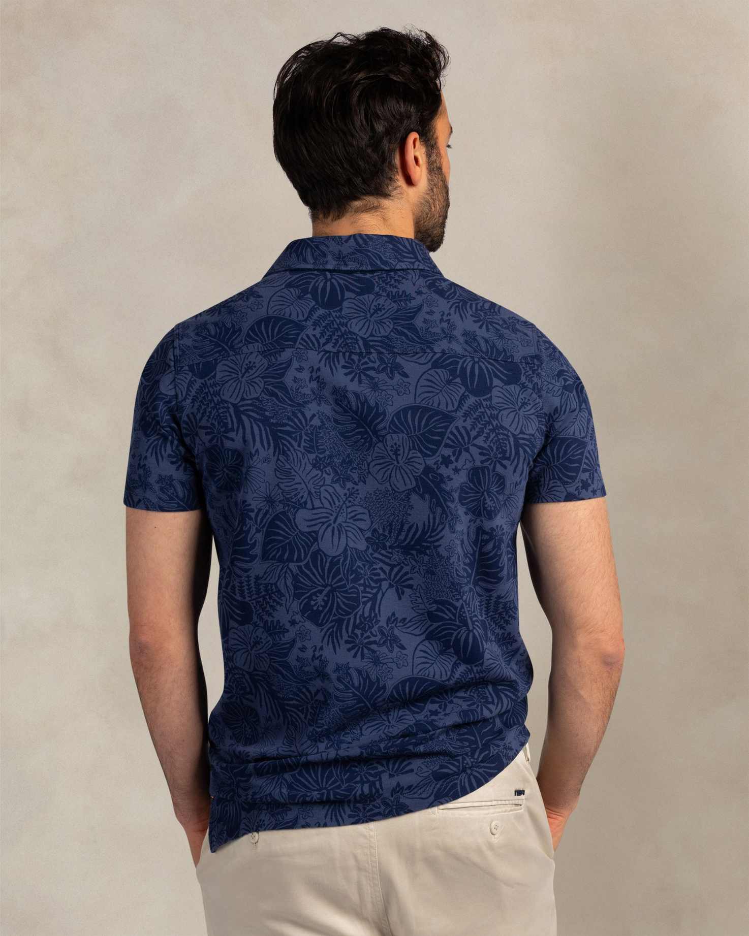 NZA 26CN104NS Poloshirt - Blau / Hawaii - Bild 4