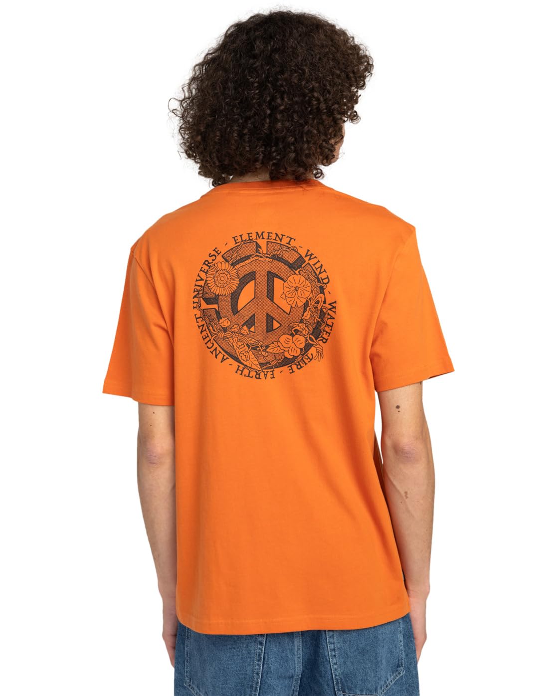 Element Ancient Universe – T-Shirt für Männer, Orange GR. L