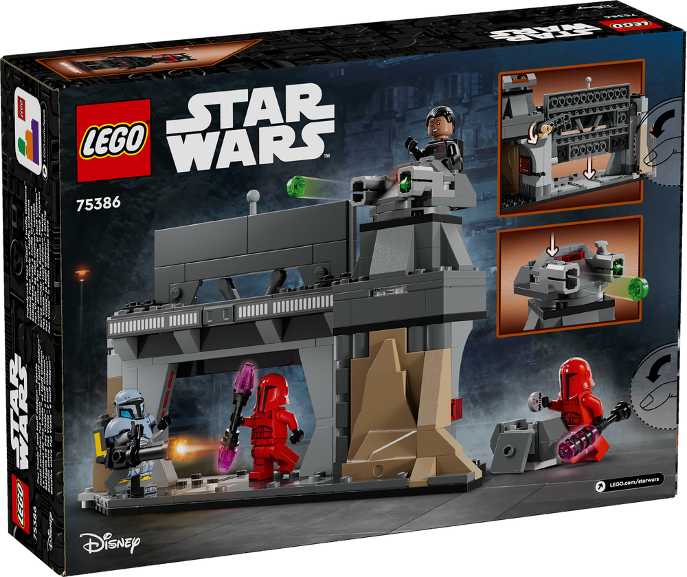 LEGO, 75386, Star, Wars™, Duell, zwischen, Paz, Vizsla™, und, Moff, Gideon™, Spielzeug