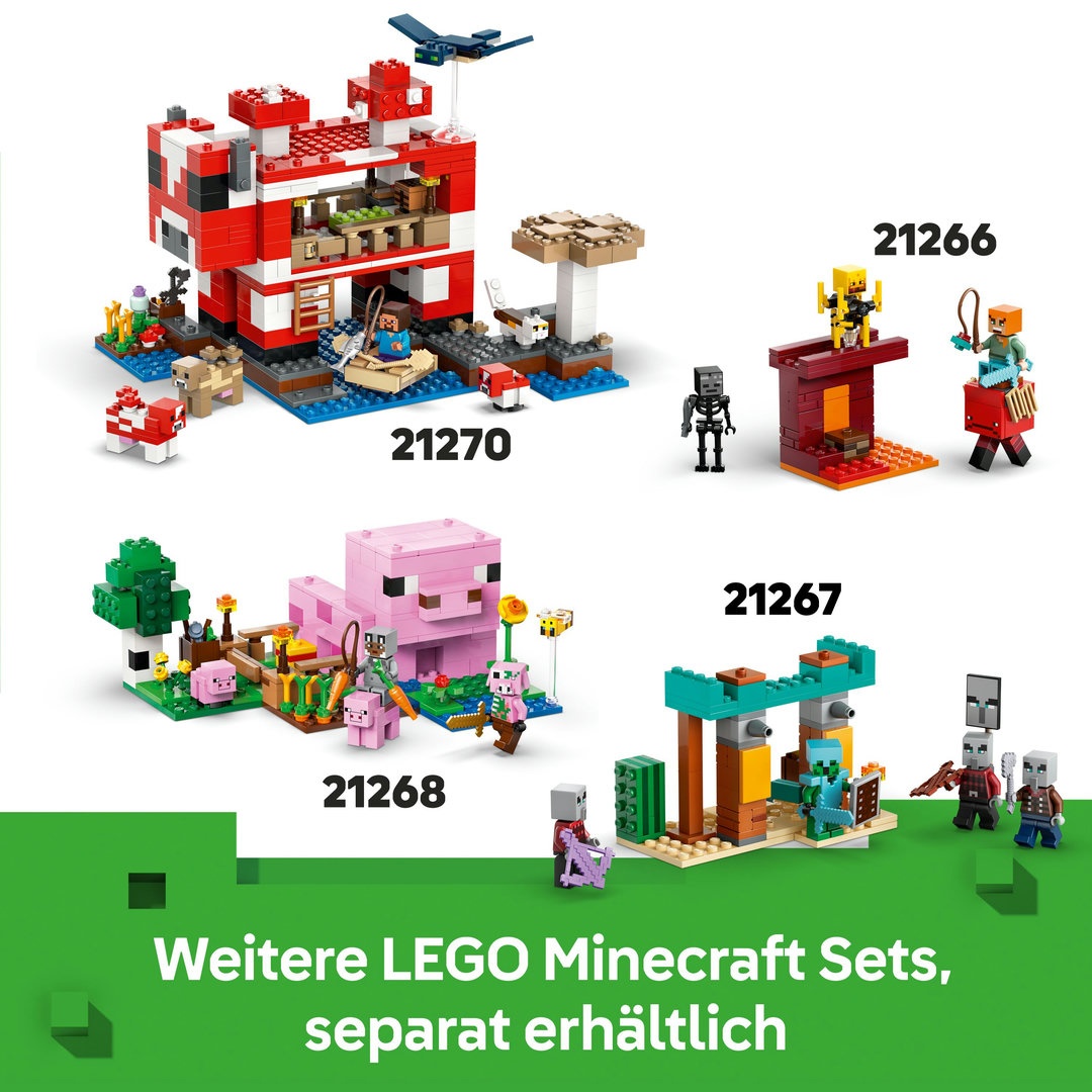 LEGO® Minecraft™  21268 Das Babyschwein-Haus