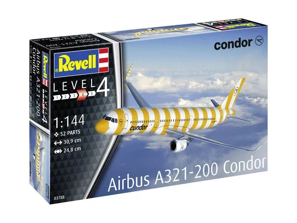 Revell 03788 Airbus A321-200 Condor Modellbausatz 1:144 Revell 03788 Airbus A321-200 Condor Modellbausatz 1:144