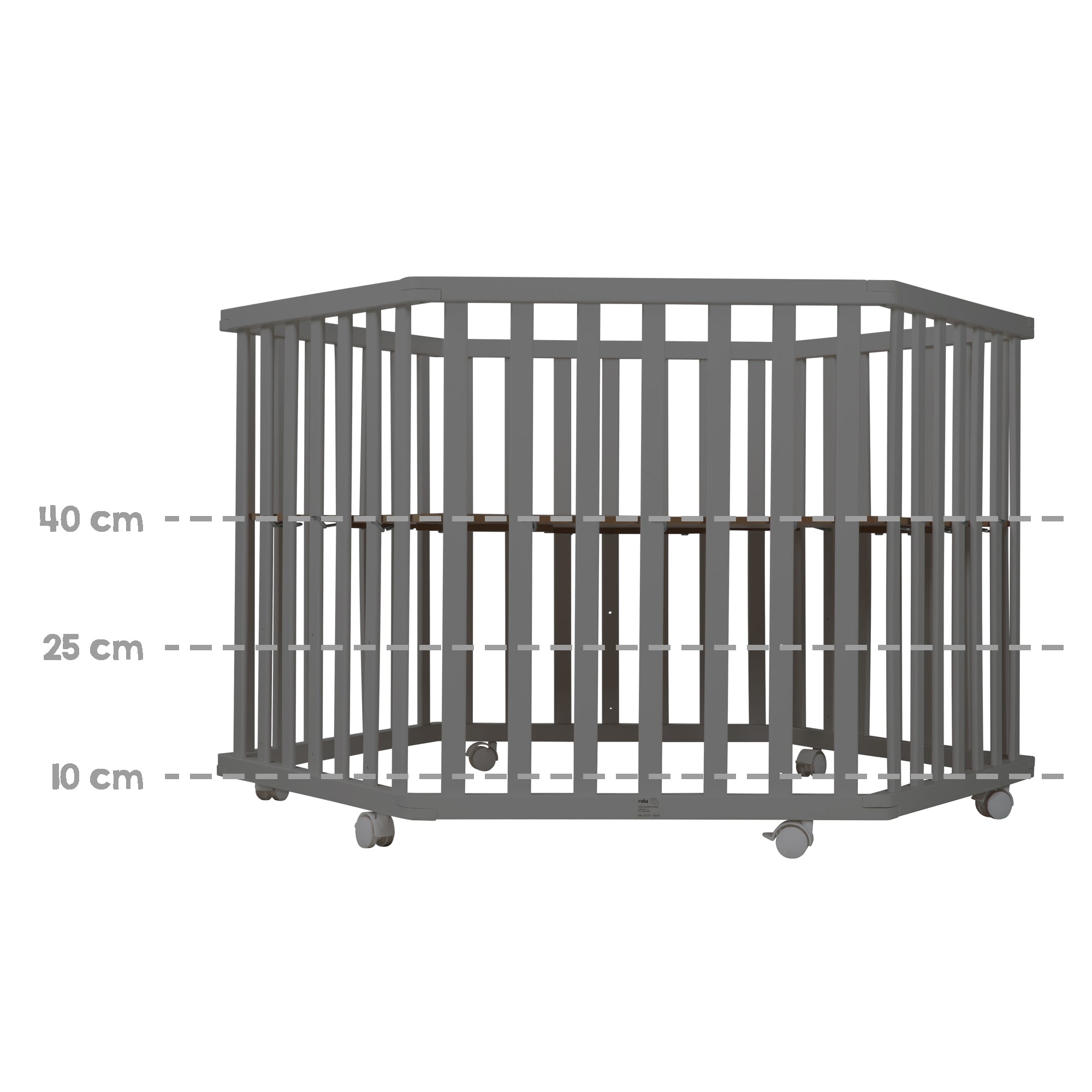 Roba 0232ANL245 Laufgitter 6-eckig Greyish gesteppt anthrazit - Produktbild 8