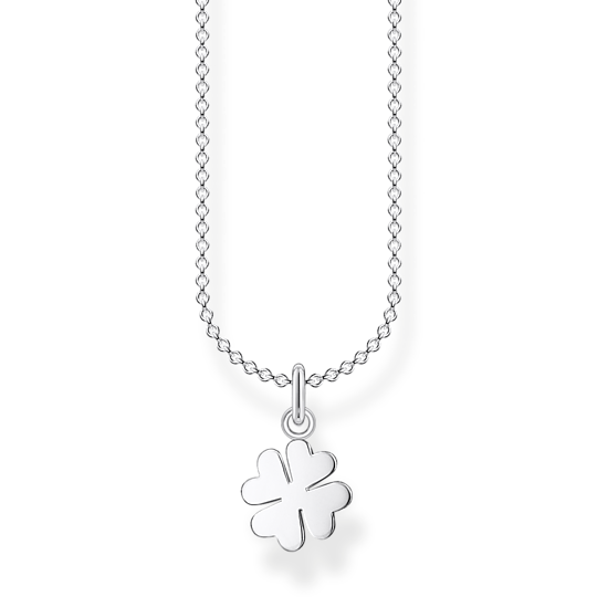 Thomas, Sabo, Kette, Kleeblatt, Silber, Länge, 45, Cm, Ke2037-001-21, Zubehor, Schmuck, Halskette, Anhänger, Diamant