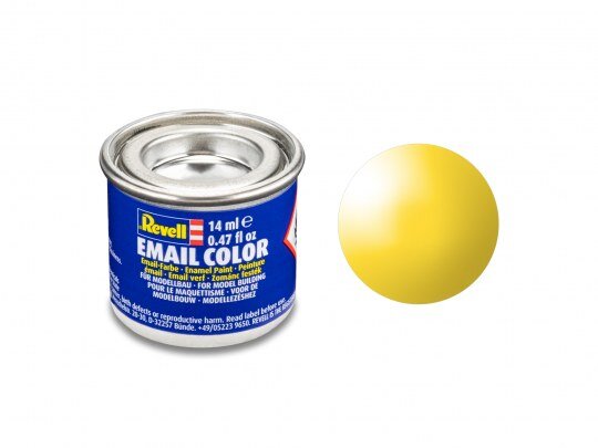 Revell_32112_gelb,_glänzend_RAL_1018_14_ml-Dose_Revell_Modellbau-Farbe_auf_Kunstharzbasis, Zinn, Kann, Aluminium