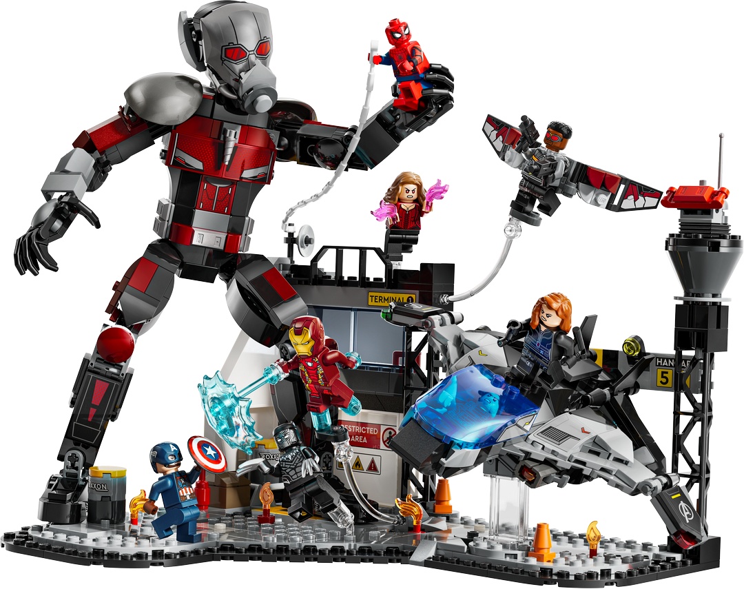 LEGO® MARVEL Super Heroes™ 76314 Captain America: Civil War Actionduell